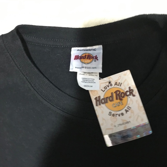 NWT Hard Rock Cafe Bucharest Romania T-Shirt raised front logo unisex - Picture 3 of 8
